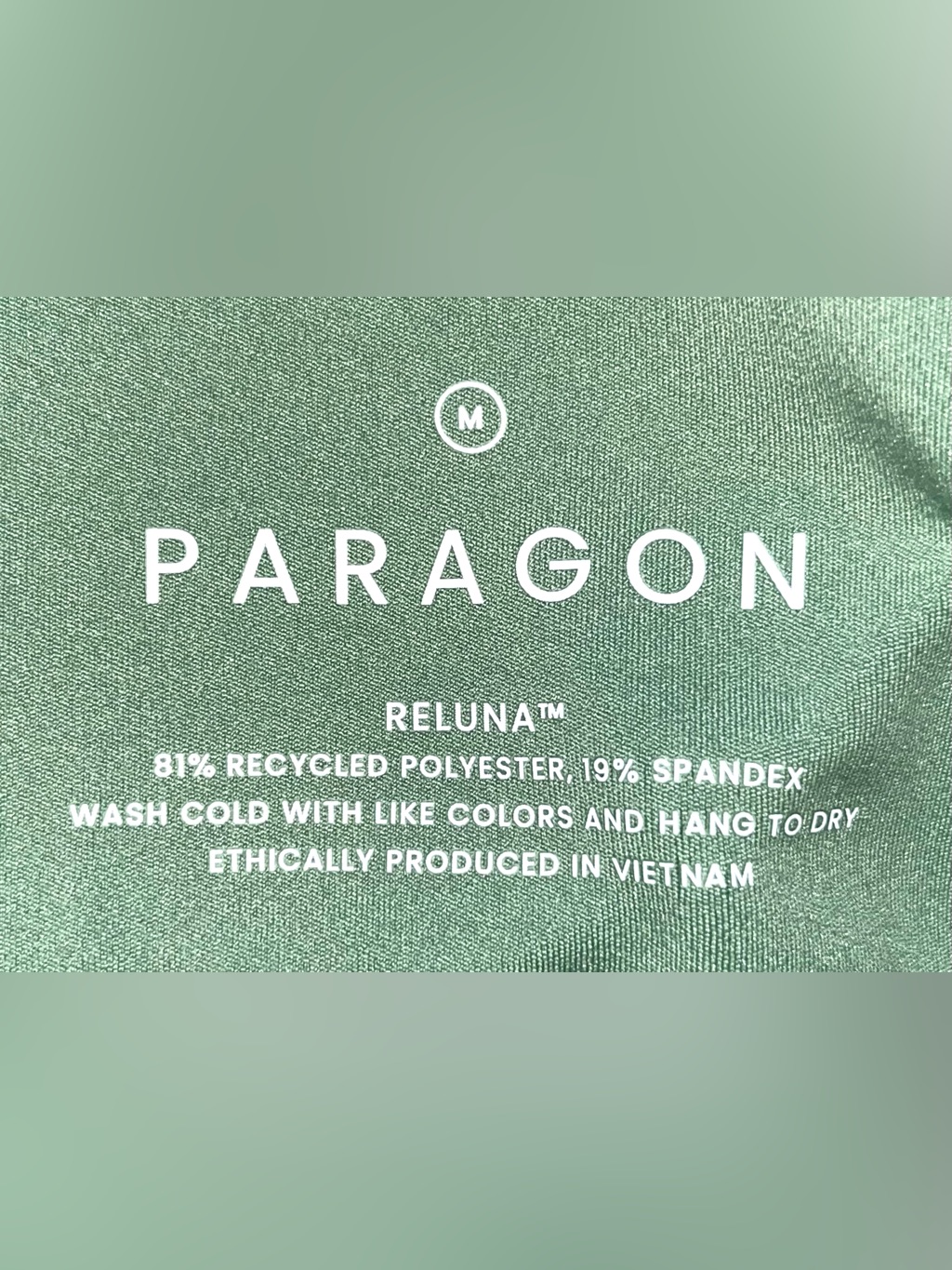 Paragon Fitwear Reluna Max Out Bra + Ace Mid-Rise Mini Skort In Matcha Sz M — image 4 of 8